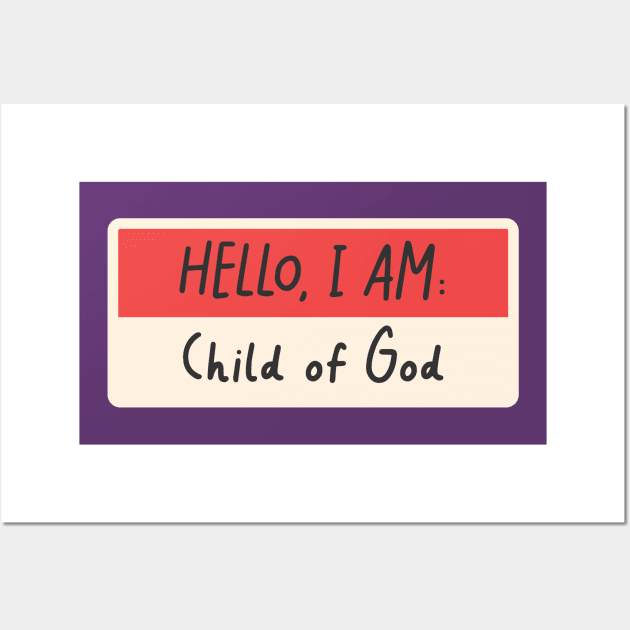 Child of God Wall Art by HennyGenius